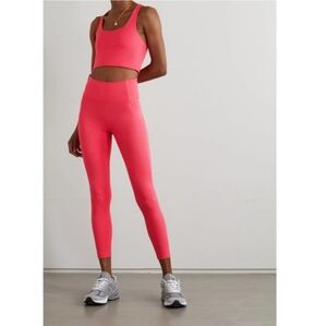 Girlfriend Collective Pink Compressive Stretch Leggings Size Medium